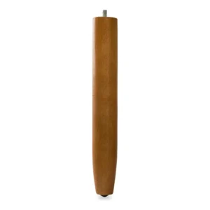 Pé Palito 30cm Cônico Madeira Castanho Poltrona Sofá Adonai Castanho