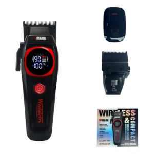 Máquina De Cortar Cabelo Profissional Wmark Ng-8004 Preto 127/220v