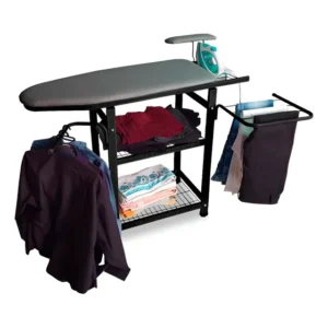 Passadeira Tabua De Passar Mesa De Passar Roupa Multiuso Cor Tábua De Passar Multiuso Preta Lisa