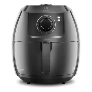 Air fryer Fritadeira Sem Óleo Elétrica Electrolux 6,5L Family Cesto Removível Com Timer 1700W de potência EAF50 Grafite Efficient Por Rita Lobo 220v - Excelente (Recondicionado)