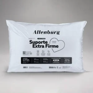 Kit 2 Travesseiros Extra Firme Percal Altenburg Cor Branco
