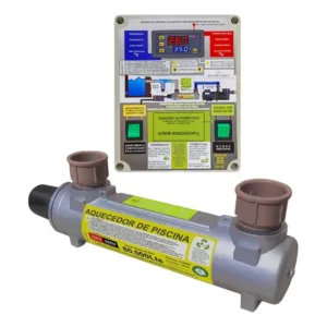 Aquecedor Elétrico Piscina TurboHot 60.000L 12KW Inox 220V