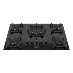 Cooktop 5 Bocas A Gás Itatiaia Itaplus Preto Bivolt