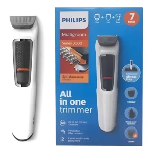Barbeador Elétrico Philips Seco E Molhado Maquina De Barbear Branco 127/220v