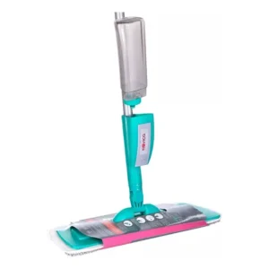 Rodo Mágico Mop Spray Fit Para Piso C/ Reservatório Verde Água
