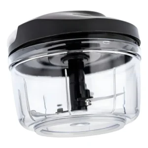 Mini Triturador De Alimentos Preto 500ml De 3 Lâminas