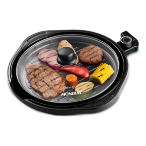 Grill Redondo Smart G-04 Preto Mondial