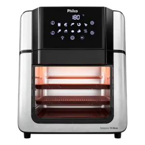 Air Fryer Oven Philco 15l Painel Digital Paf15a Cor Preto