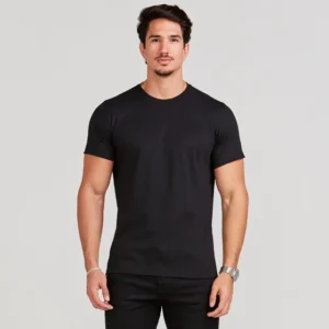 Camiseta Básica Masculina Lisa 100% Algodão Slim Fit