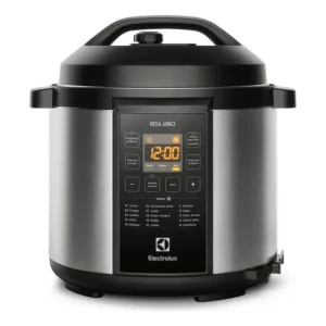 Panela De Pressão Elétrica Electrolux Por Rita Lobo 6l Preto 127v 50 Hz/60 Hz