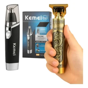 Máquina de Corte Luzrei Dragão Ouro Cabelo e Barba Profissional