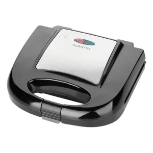 Sanduicheira Grill Antiaderente 750w Inox Preta Agratto Cor Preto