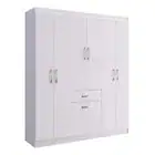 Guarda-roupa Casal 6 Portas 1 Porta Basculante 1 Gaveta Wt - Imagem 2