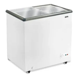 Freezer Expositor Horizontal Eos 150l Dupla Ação Eeh200 Cor Branco Voltagem