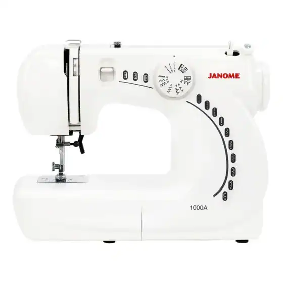 Máquina De Costura 6 Pontos 1000a Janome Branco 220v