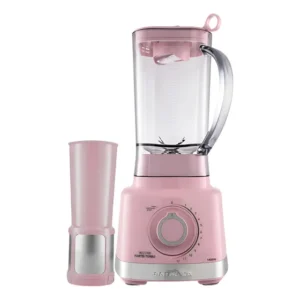 Liquidificador Rosa Britânia 1400w Lamina Promaxx 6 Turbo 3l Rosa 127v
