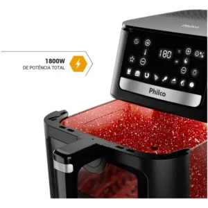 Air Fryer Philco 9,5L Visor Glass Redstone 1800W PAF95A