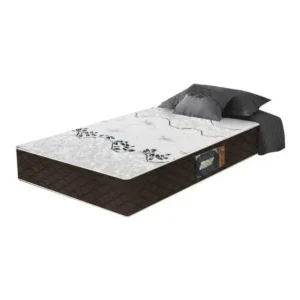 Colchão Solteiro Espuma D28 Confort Liso Soft Gazin Cor Marrom