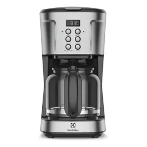 Cafeteira Eletrica Electrolux Inox Grande 38 Xícaras Experience (ecm30) Digital Com Programação Automática 110v