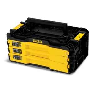 Caixa de Ferramentas Stanley Modelo STMT17993 com 3 Gavetas e 203 peças