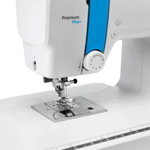 Máquina De Costura Doméstica Elgin X11000 Premium - Bivolt Branco E Azul 127/220v