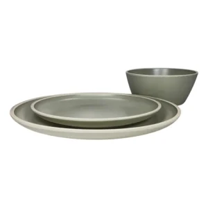 Conjunto Decoração Natal Em Mesa De Jantar Pratos E Tigela