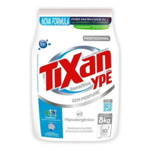 Sabão em Pó Hipoalergênico Tixan Ypê Sensitive 8kg