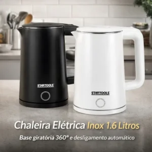 Chaleira Elétrica Jarra Design 1.6l Branco 127v