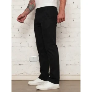 Calça Sarja Masculina Tradicional Corte Reto Premium Casual
