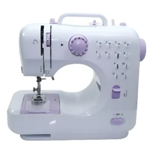Mini Máquina De Costura Reta Lanmax Portátil - Branco 127/22 Branco 127/220v