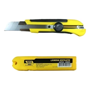 Estilete Profissional Com 10 Lâminas 25mm