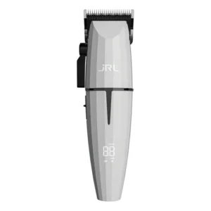 Máquina de Cortar Cabelo JRL Ghost Branco Sem Fio Bivolt 10 Pentes