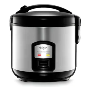 Panela De Arroz Elgin Gran Rizzo 10 Xícaras 700w Inox 220v Preta 220v