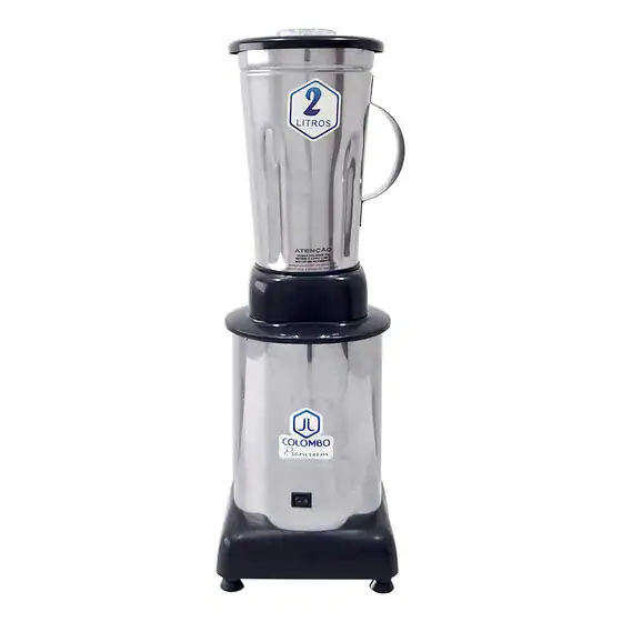 Liquidificador JL Colombo Leve 800w 2L Aço Inox 700W 127V