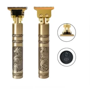 Máquina De Cortar Cabelo/barba Daling Dl-1311 Cor Dourado