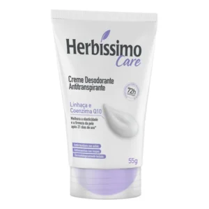 Creme Desodorante Bisnaga Linhaça E Q10 Herbíssimo 55g