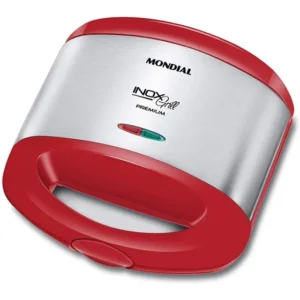 Sanduicheira Inox Grill Red Premium 800w S-19 Mondial