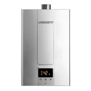 Aquecedor A Gás Lorenzetti Lz 2000 De-i Gn Cor Prateado