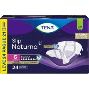 Fraldas descartáveis Tena Slip Noturna Grande x 24 unidades