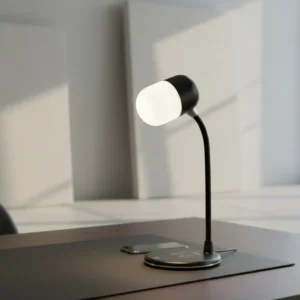 Luminária De Mesa 3 Em 1 Elgin Led Bluetooth Indução 2 Und