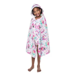 Toalha De Banho Com Capuz Infantil Divertida Felpuda Lepper Cor Sonho Encantado
