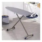 Tábua De Passar Roupa Grande 134cm Preta Dobrável Lisa - Imagem 4