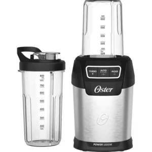 Liqudificador Blender Ultra Power 1000w Oster Com 2 Copos Preto 220v