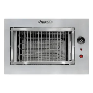 Churrasqueira Elétrica Embutir Inox Grelha Uruguaia Gourmet Inox 220v