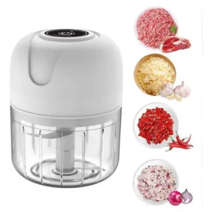 Mini Processador Alimentos Bivolt Prático E Multifuncional