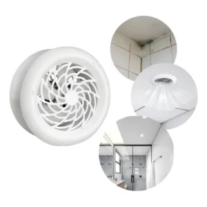 Exaustor Venti-Delta 25cm Metal 45W Branco Bivolt Churrasqueira