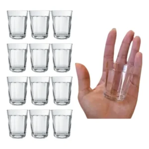 Kit 12 Copos 45ml Americano Shot Dose Tequila Pinga Nadir