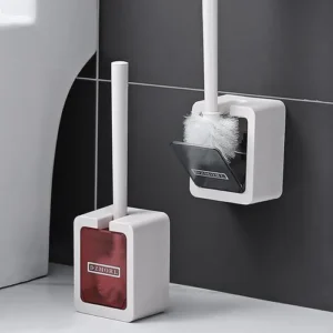 Escova Sanitária Com Suporte Removível Cabo Ergonômico Luxo Sortida