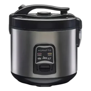 Panela Elétrica De Arroz Legumes 6 Xícaras Agratto Inox 220v 220v 60 Hz