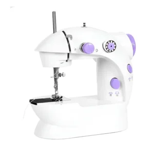 Mini Máquina De Costura Reta Vtr 1233 Portátil Branca Bivolt Branco 127/220v
